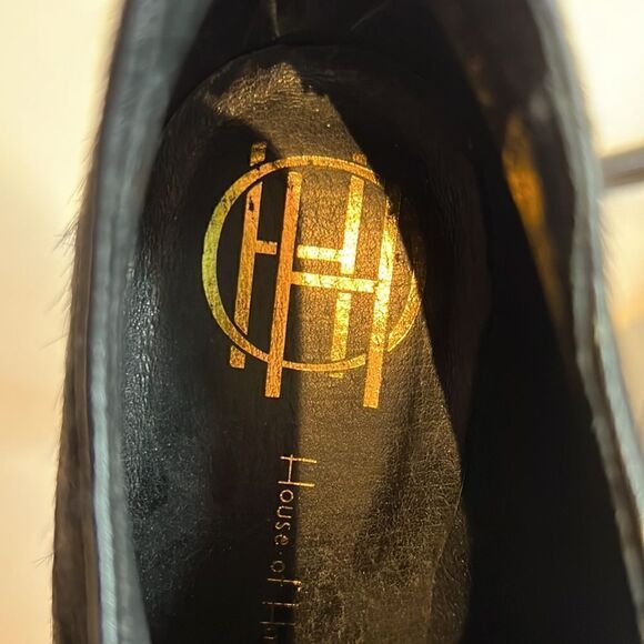💥 Host Pick💥 House Of Harlow Black Calf Hair Ankle‎ Booties Size 36 - Picture 11 of 15
